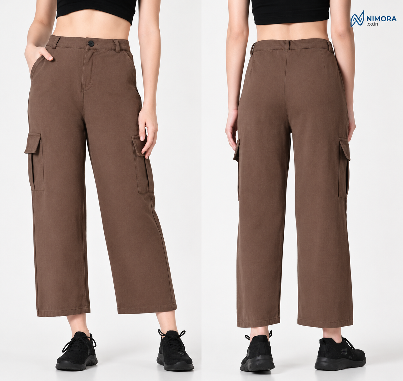 Latest Time Of Cargo Trousers For Women & Girls Nimora