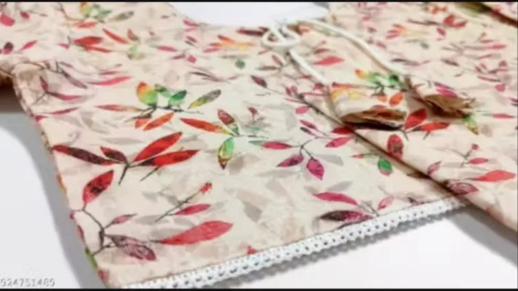 Women Multi-Cream "College wear short kurtis satna" My Store